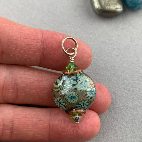 SHELL ~ HANDMADE GLASS PENDANT