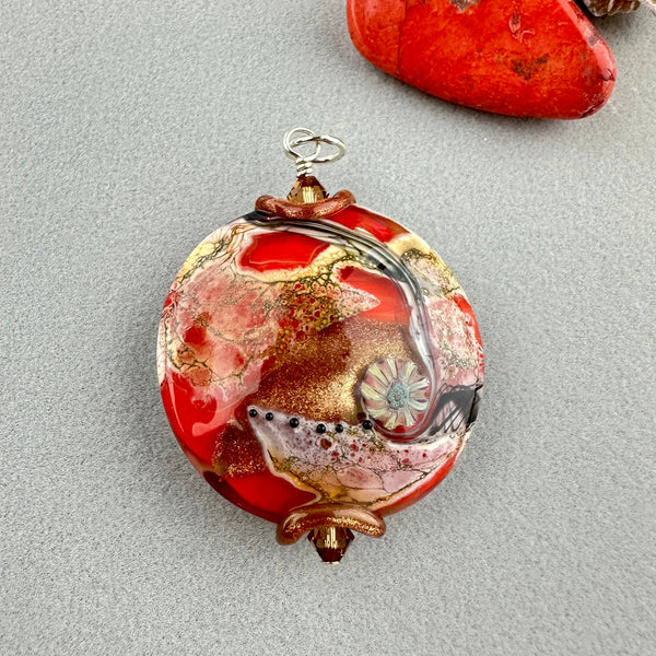 REVERE II (LARGE) ~ HANDMADE GLASS PENDANT