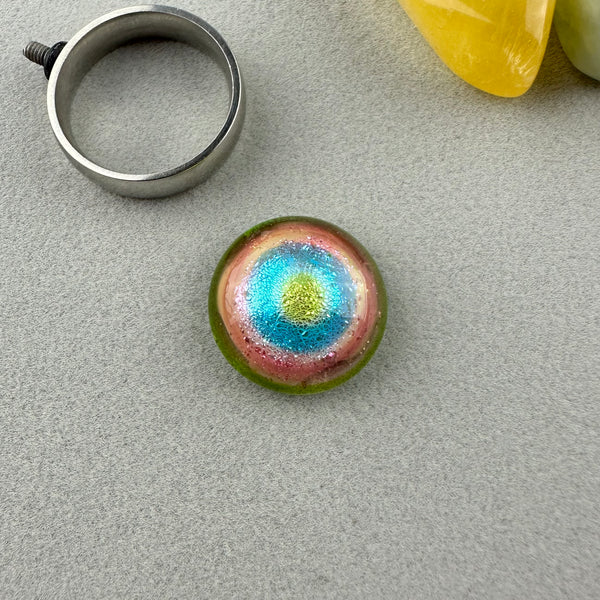 JOLLY RANCHER ~ HANDMADE GLASS RING TOPPER