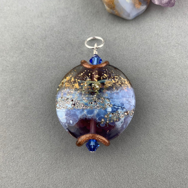 MILKY WAY (LARGE) ~ HANDMADE GLASS PENDANT