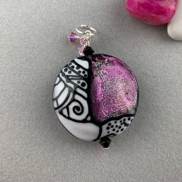 SIREN (LARGE) ~ HANDMADE GLASS PENDANT