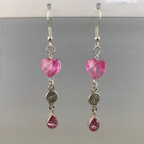 LITTLE DARLIN' ~ HANDMADE EARRINGS WITH GEMSTONES
