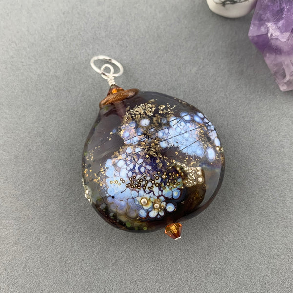 MILKY WAY II (LARGE) ~ HANDMADE GLASS PENDANT