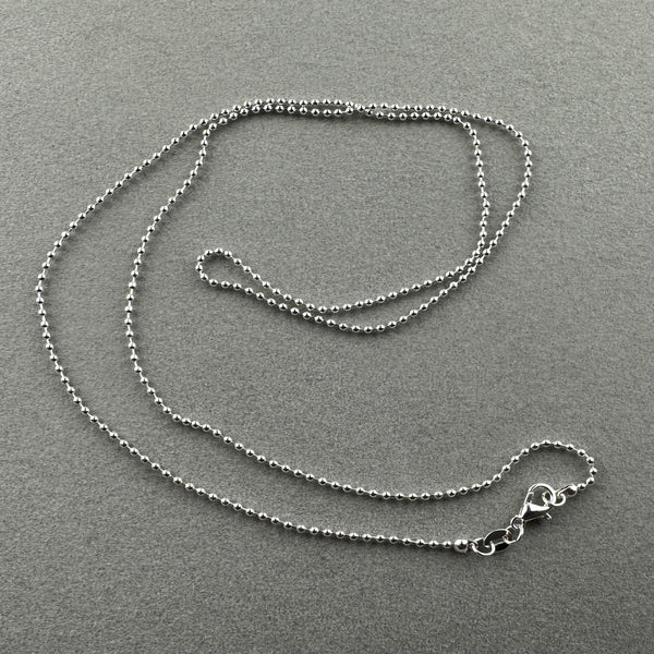 CHAIN ~ 26 INCH SILVER PLATED BALL CHAIN