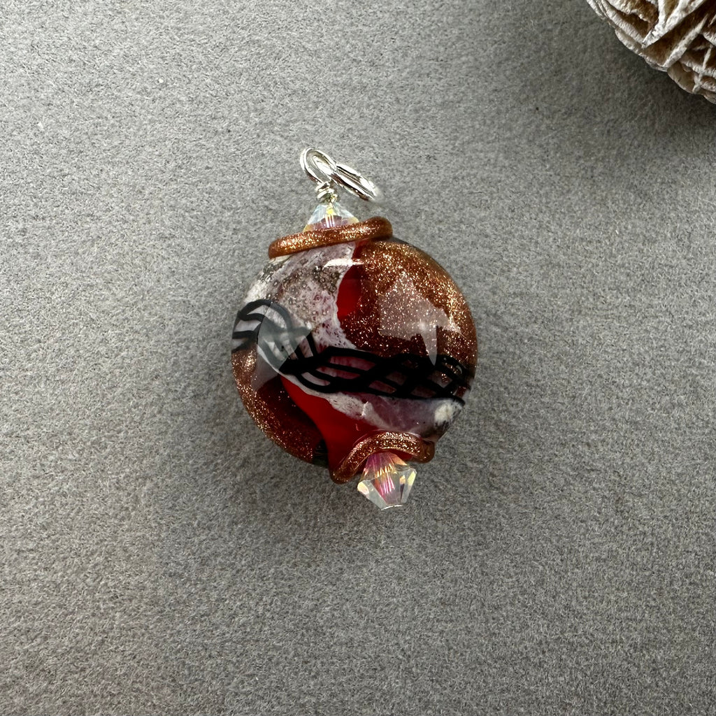 REVERE (SMALL) ~ HANDMADE GLASS PENDANT
