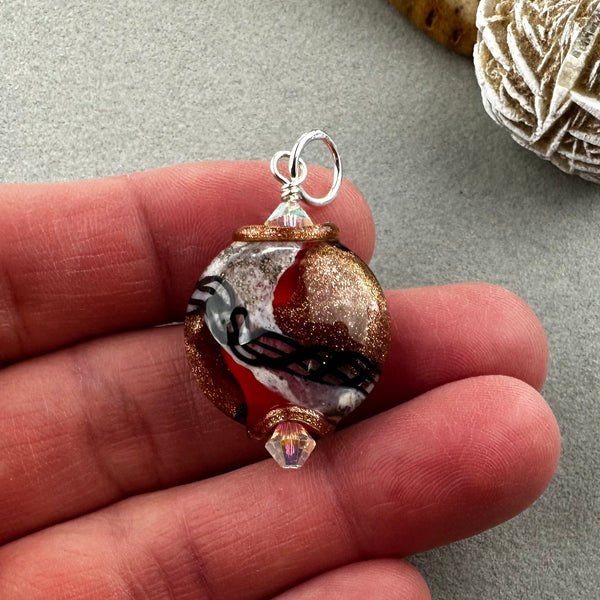 REVERE (SMALL) ~ HANDMADE GLASS PENDANT