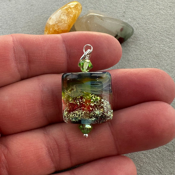 SKYWARD V ~ HANDMADE GLASS PENDANT