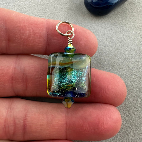 SKYWARD III ~ HANDMADE GLASS PENDANT