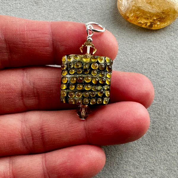 MOSAIC III ~ HANDMADE GLASS PENDANT