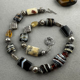 ZEBRA TRAIL ~ FANCY NECKLACE