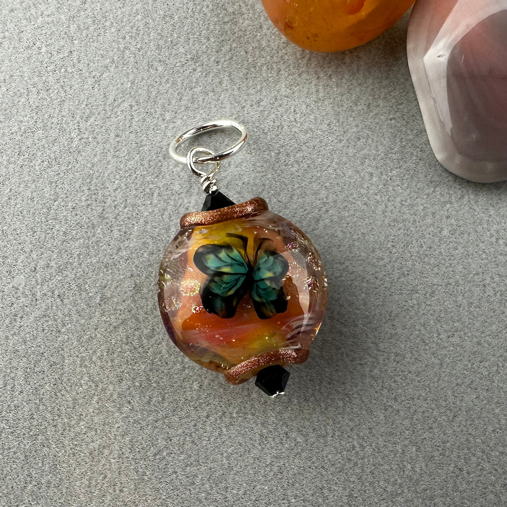 MARIPOSA ~ HANDMADE GLASS PENDANT
