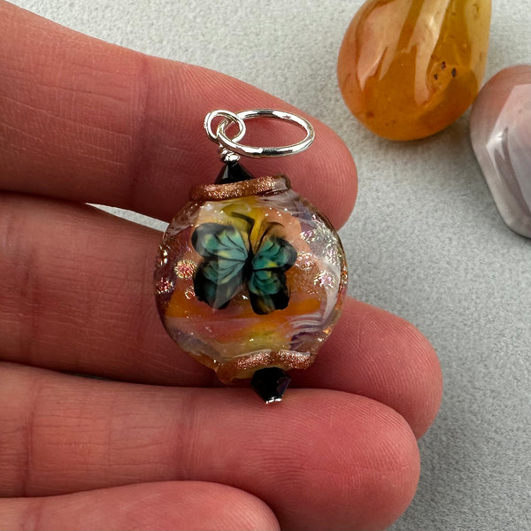 MARIPOSA ~ HANDMADE GLASS PENDANT