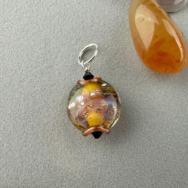 MARIPOSA II ~ HANDMADE GLASS PENDANT