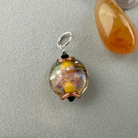 MARIPOSA II ~ HANDMADE GLASS PENDANT