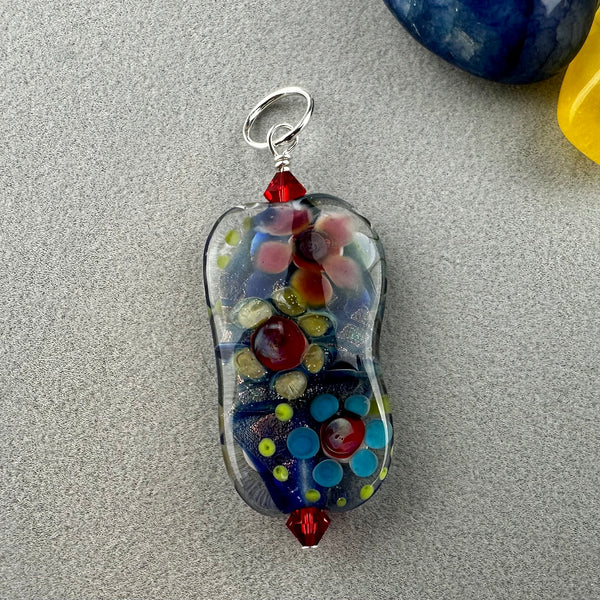 FAIRY GARDEN II ~ HANDMADE GLASS PENDANT