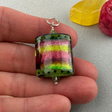 WATERMELON ~ HANDMADE GLASS PENDANT