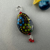 FAIRY GARDEN IV ~ HANDMADE GLASS PENDANT