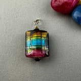 TARTAN ~ HANDMADE GLASS PENDANT