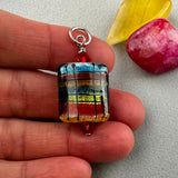 TARTAN XI ~ HANDMADE GLASS PENDANT
