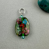 FAIRY GARDEN III ~ HANDMADE GLASS PENDANT