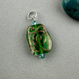 FAIRY GARDEN III ~ HANDMADE GLASS PENDANT