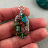 FAIRY GARDEN III ~ HANDMADE GLASS PENDANT