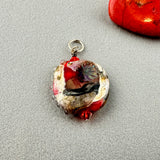 RED HOTS II ~ HANDMADE GLASS PENDANT