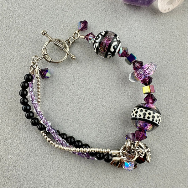 PURPLE PEOPLE EATER ~ TREASURE BRACELET