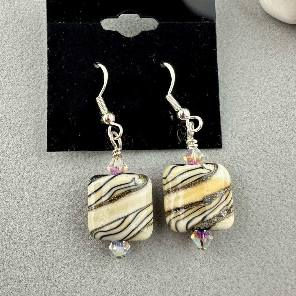 BAHATI ~ HANDMADE GLASS EARRINGS