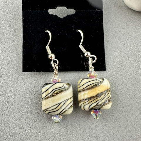 BAHATI ~ HANDMADE GLASS EARRINGS
