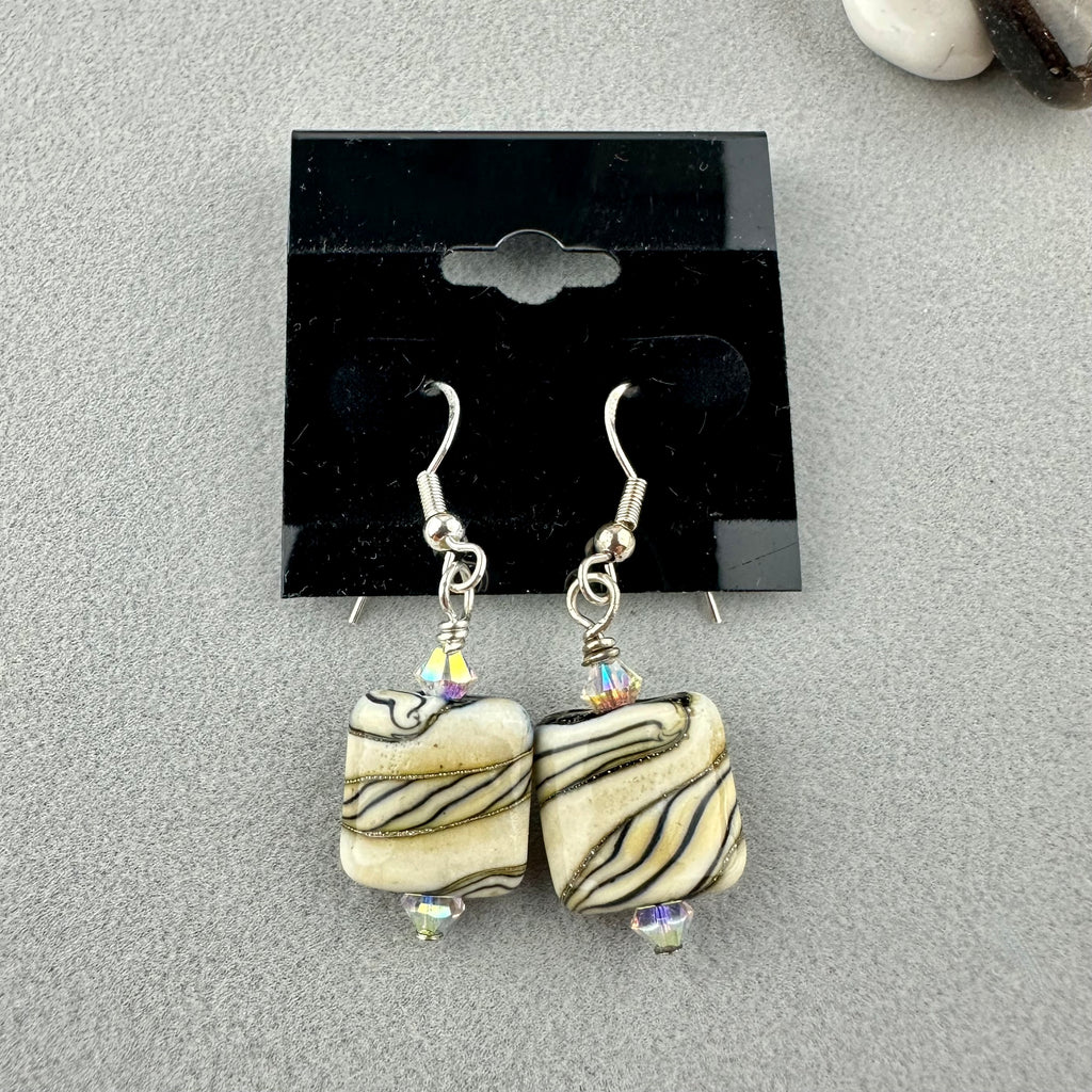 BAHATI II ~ HANDMADE GLASS EARRINGS