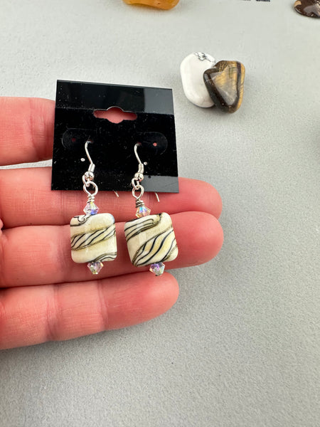 BAHATI II ~ HANDMADE GLASS EARRINGS