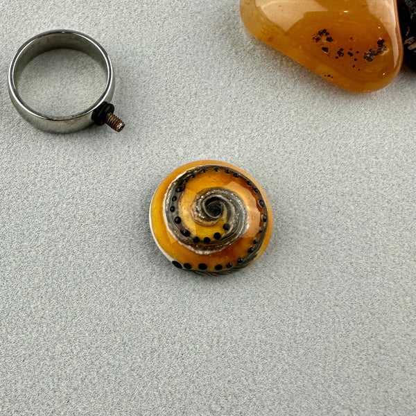 SAFARI ~ HANDMADE GLASS RING TOPPER