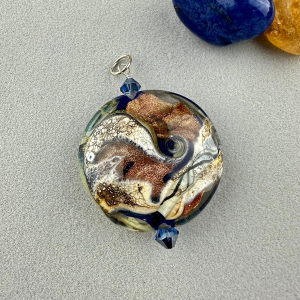 ATLAS (LARGE) ~ HANDMADE GLASS PENDANT