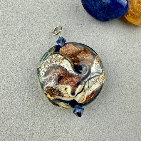 ATLAS (LARGE) ~ HANDMADE GLASS PENDANT
