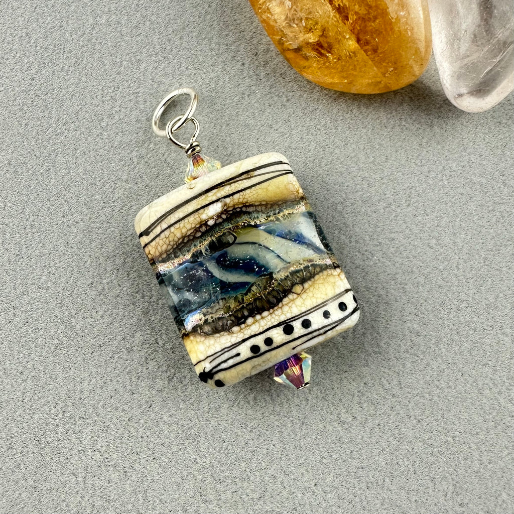 BAHATI ~ HANDMADE GLASS PENDANT