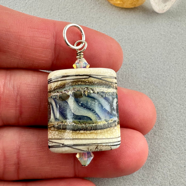 BAHATI ~ HANDMADE GLASS PENDANT