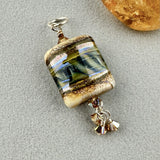 BAHATI IV ~ HANDMADE GLASS PENDANT