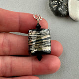 ZEBRA TRAIL III ~ HANDMADE GLASS PENDANT (Copy)