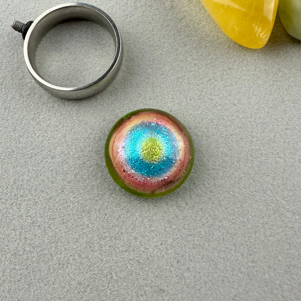 JOLLY RANCHER ~ HANDMADE GLASS RING TOPPER