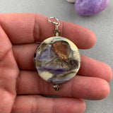 A STORM IS BREWING ~ HANDMADE GLASS PENDANT