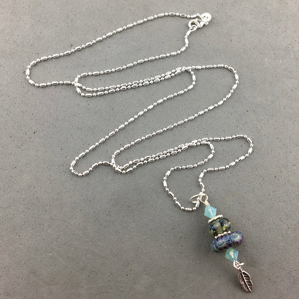 CHAIN ~  28 INCH STERLING SILVER COLUMN CHAIN