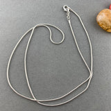 CHAIN ~ 24 INCH STERLING SILVER SNAKE CHAIN